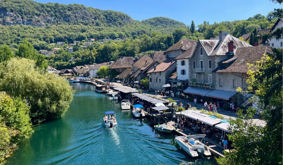 Visite guidée du village de Chanaz et du lac du Bourget en Savoie